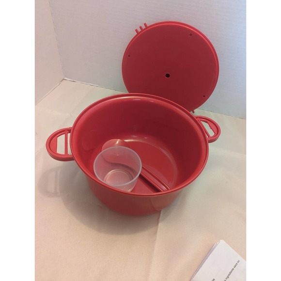 Set Portable Microwave Oven Rice Cooker Steamer With Spoon Cup Measuring Bowls - Picture 2 of 9